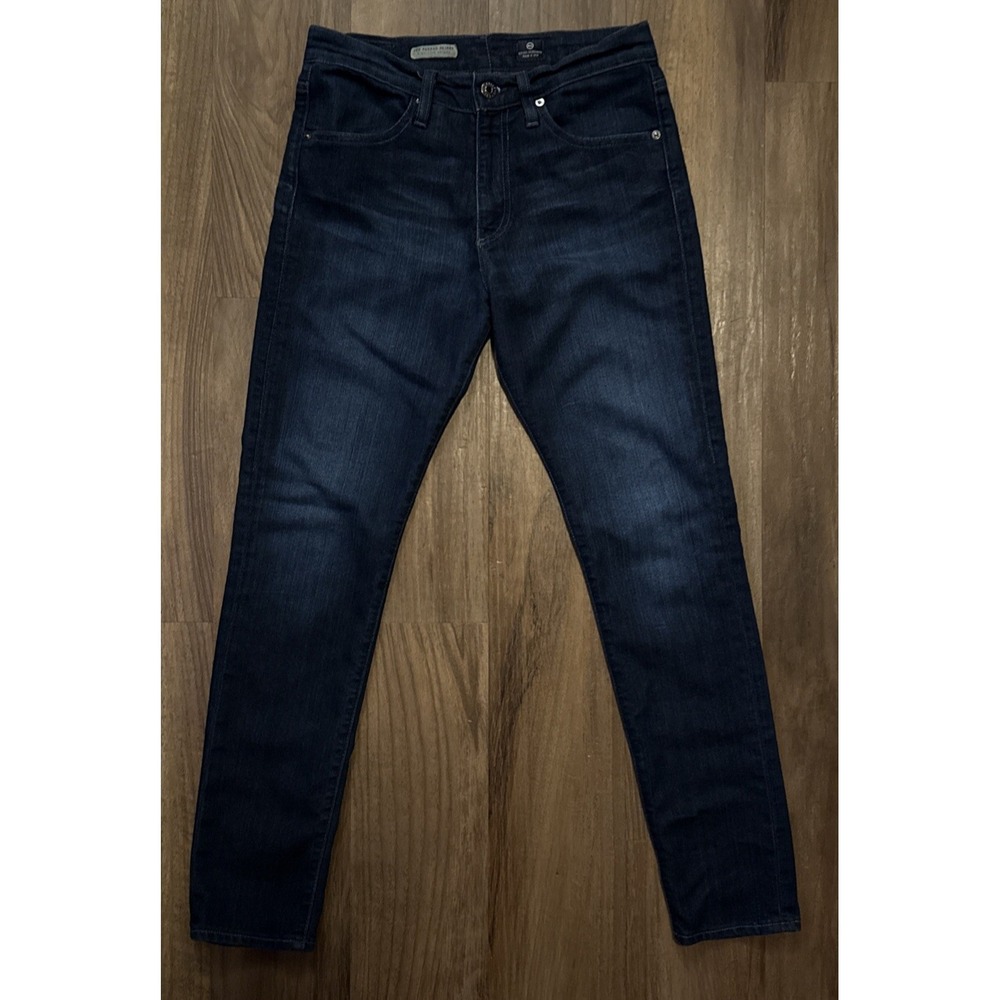 AG Adriano Goldschmied Farrah Skinny Jeans Womens 29R Blue High Rise‎ Dark Wash